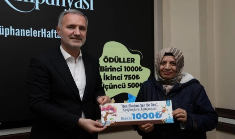 Bursa İnegöl’de ’Kitap Kampanyası’nın kazananları ödüllendirildi